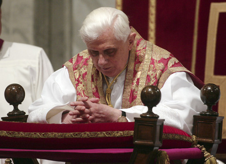 pope benedict xvi ash wednesday 2011. said on Ash Wednesday.