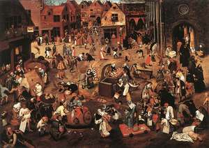 Battle of carnival & lent Brueghel.jpg