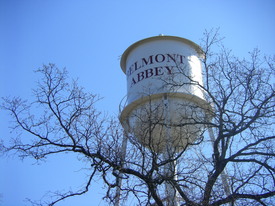 Belmont Abbey water tower.JPG