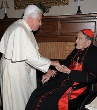 Pope & Card Dulles 2008, St Joseph Sem NY.JPG