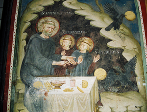 St Benedict cave fresco.jpg