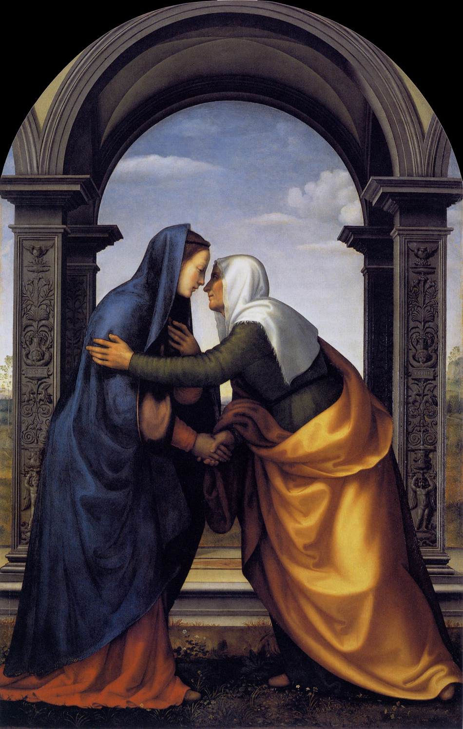 The Visitation of the Blessed Virgin Mary dans immagini sacre Visitation