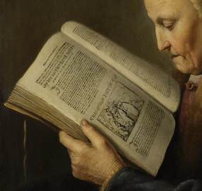 Old Woman Reding Bible GDou.jpg