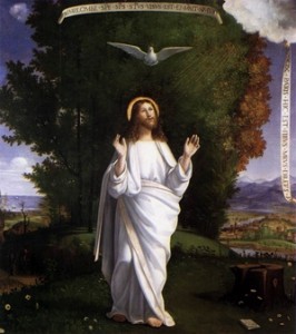 Transfiguration of the Lord with dove