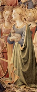 Detail of St Agnes, Fra Angelico
