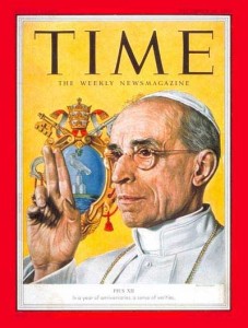Pius XII on Time cover