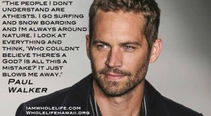 Paul Walker on creation