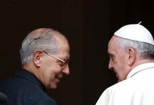 Pope Francis and Adolfo Nicolas