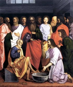 Christ washing Peter's feet