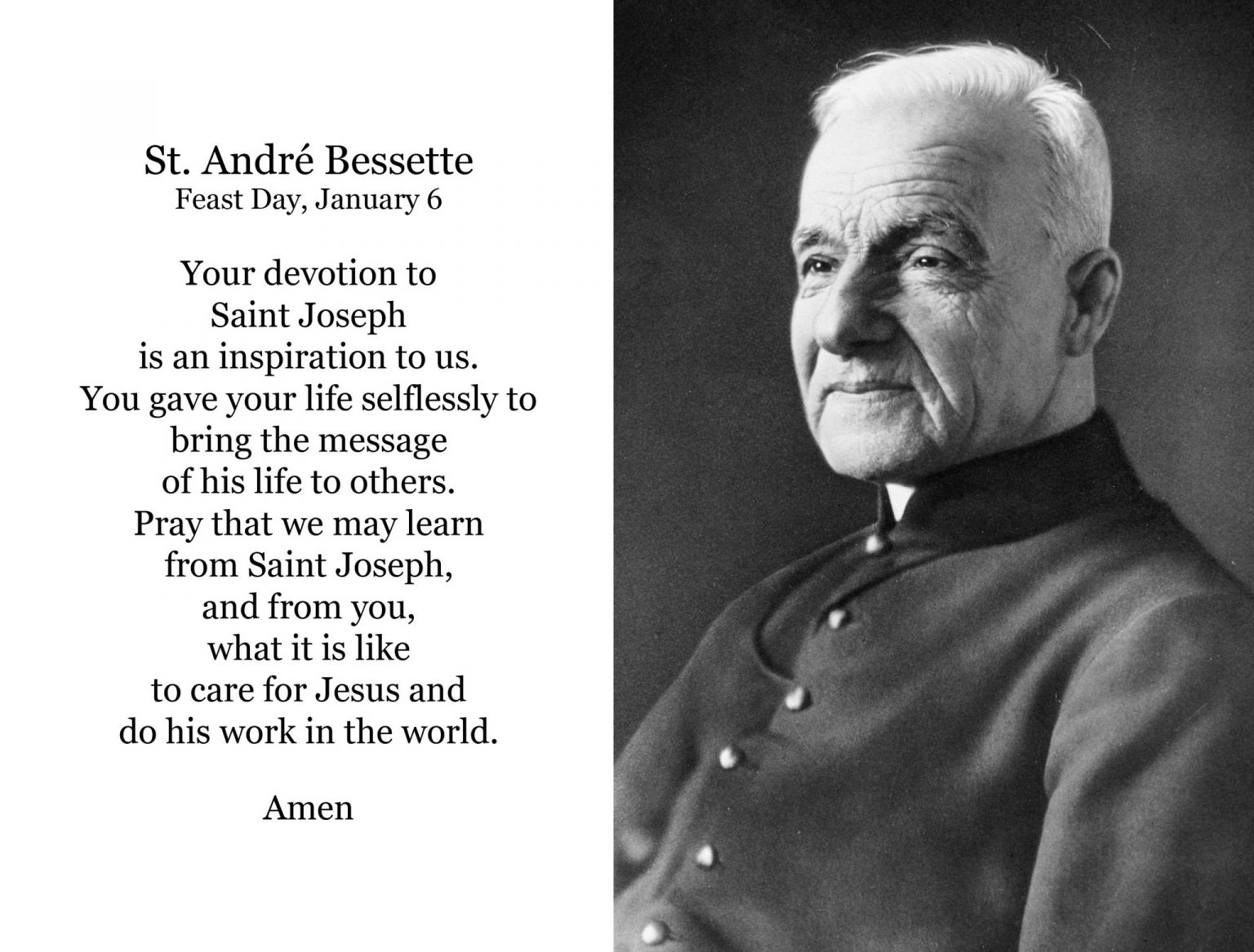 St Andre Bessette - Communio