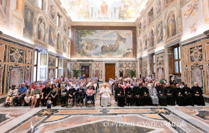 Pope Francis addresses Benedictine Oblates September 2023