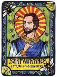 St Valentine the beekeeper