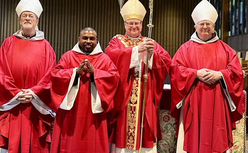 Br. Benedict Maria ordained deacon at Portsmouth Abbey
