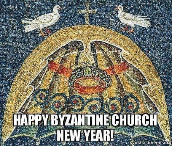 Happy New Year –Byzantine Style –7533