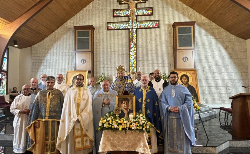 Melkite Liturgy served with the Relic of Blessed Carlo Acutis