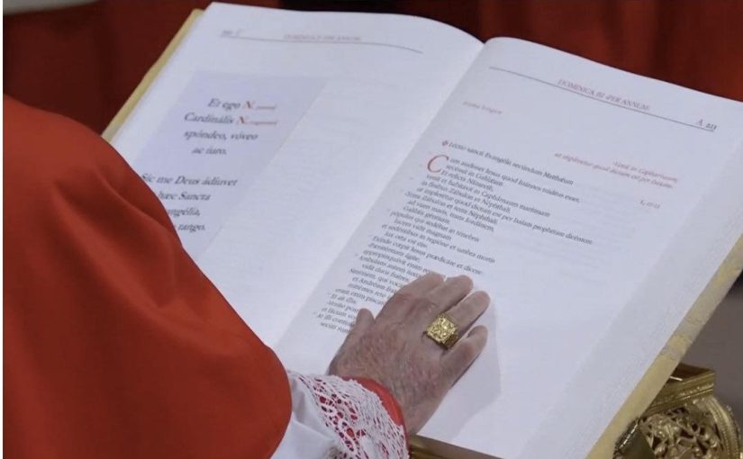 Watching, waiting for a papal election