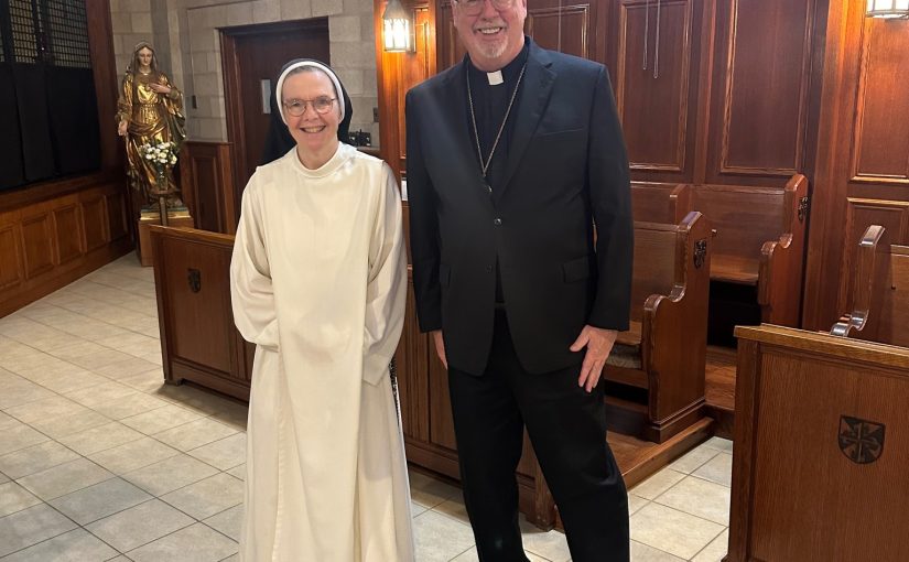 Archbishop visits for election of prioress