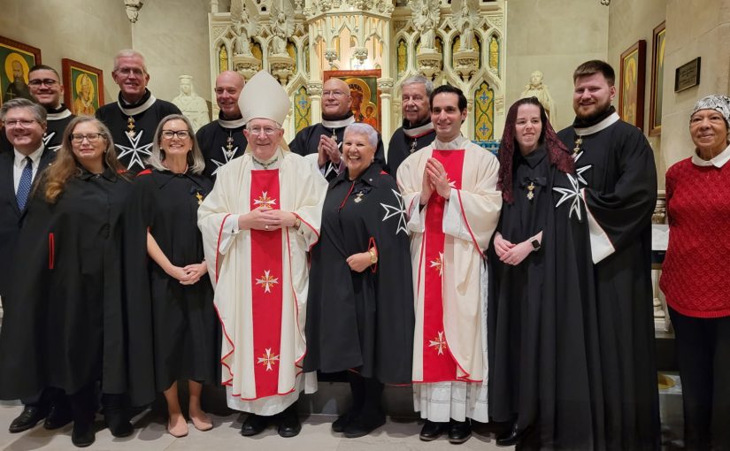 New members invested in the Order of Malta-American Association