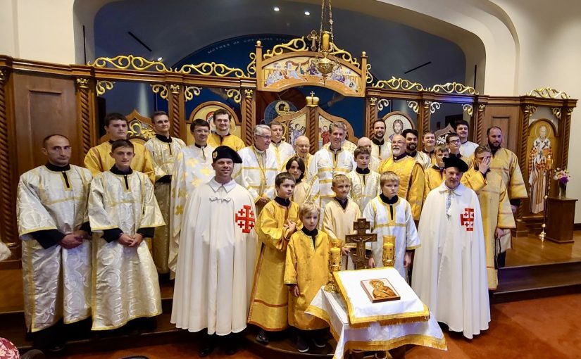 New Byzantine Catholic Priest offers the Divine Liturgy