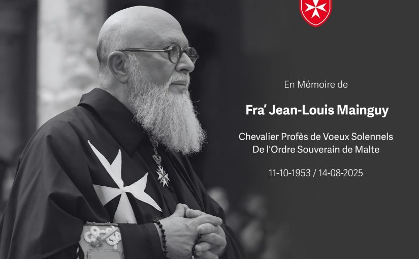 Frá Jean-Louis Mainguy falls asleep in the Lord
